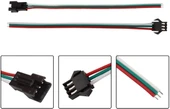 10 Adet JST SM 3 Pin Konektör LED Güç Erkek Dişi SM bağlantı Kablo Adaptör WS2812B WS2812 WS2811 LED Işık Şeridi - 4