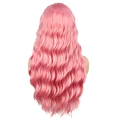 Pembe Dalgalı Tül Peruk thumbnail 5
