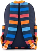 United Colors of Benetton Çift Ana Gözlü Şerit Detaylı Erkek Çocuk 3'lü Okul Çantası Seti - 3