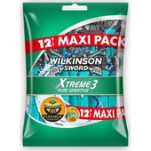 Wilkinson Sword Xtreme 3 Pure Sensitive Tek Kullanımlık Tıraş Bıçağı - 12 Adet - 5
