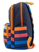 United Colors of Benetton Çift Ana Gözlü Şerit Detaylı Erkek Çocuk 3'lü Okul Çantası Seti - 4