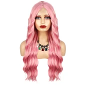 Pembe Dalgalı Tül Peruk thumbnail 1