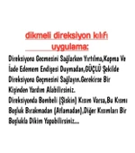 Vw Passat Uyumlu Dikmeli direksiyon Kılıfı Noktalı-Alkantara Mavi Yüzüklü Mavi Ipli - 4