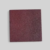 Kauçuk Zemin Kaplama Karo Kiremit Rengi 40x40x2 cm - 35m2 Paketli - 1