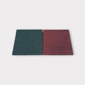 Kauçuk Zemin Kaplama Karo Yeşil 40x40x2 cm - 35m2 Paketli - 3