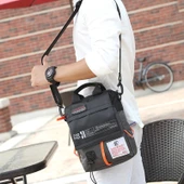 Cbtx Haoshuai 206-1 Erkek El Ve Omuz Askılı Crossbody Çanta Mavi - 2