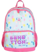 United Colors Of Benetton Çift Ana Bölmeli Desenli Kız Çocuk 3'lü Okul Çantası Seti - 2