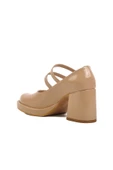 Aspor Ten Platform Topuk Kadın Abiye Ayakkabı - 4