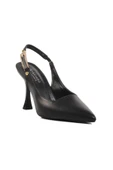 Aspor Siyah İnce Topuklu Kadın Abiye Ayakkabı - 3