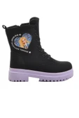 Walkway Siyah Lila İçi Kürklü Kız Çocuk Bot thumbnail 1