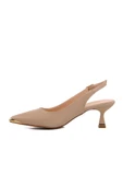 Aspor Bej İnce Topuk Kadın Topuklu Ayakkabı - 2
