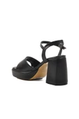 Aspor Siyah Platform Topuk Kadın Topuklu Sandalet - 4