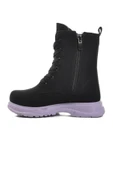 Walkway Siyah Lila İçi Kürklü Kız Çocuk Bot - 2