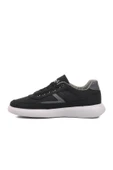 Aspor Siyah Beyaz Keten Erkek Sneaker Ayakkabı - 2