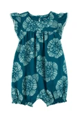 Carters Mavi Kız Bebek Kısa Tulum 1O950910M - 1
