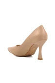 Aspor Bej Ten İnce Topuklu Stiletto Kadın Abiye Ayakkabı - 4