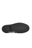 Aspor Siyah Rugan Kadın Loafer Ayakkabı - 5