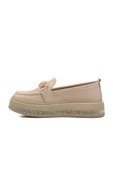 Aspor Bej Kadın Loafer Ayakkabı - 2