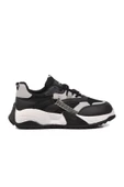 Aspor Siyah Buz Bağcıklı Unisex Sneaker - 1