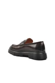 Aspor Kahve Geniş Kalıp Erkek Loafer Ayakkabı Premium - 4