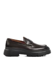 Aspor Kahve Geniş Kalıp Erkek Loafer Ayakkabı Premium - 1