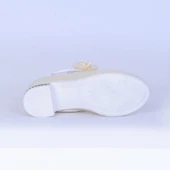 Ayakcenter 26-Herbebe Fırfırlı 3Cm Kız Çocuk Topuklu Ayakkabı - 4