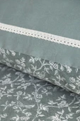 Apricitas HOME Çift Kişilik Krep Nevresim Takımı Galvın Olıve - Nevresım - 2