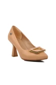 Pierre Cardin Bej Kadın Topuklu Ayakkabı - 3