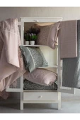 Apricitas HOME Çift Kişilik Krep Nevresim Takımı Galvın Olıve - Nevresım - 6