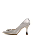 Pierre Cardin Gümüş Kadın Topuklu Ayakkabı - 2