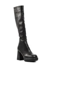 Pierre Cardin Siyah Kadın Topuklu Çizme - 3
