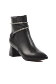 Aspor Siyah Poliüretan Kadın Topuklu Bot thumbnail 3