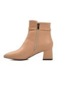Aspor Nude Nut Poliüretan Kadın Topuklu Bot - 2