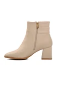 Aspor Bej Cilt Kadın Topuklu Bot - 2
