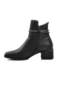 Aspor Siyah Cilt Kadın Topuklu Bot thumbnail 2