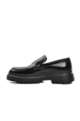 Aspor Siyah Geniş Kalıp Erkek Loafer Ayakkabı - 2