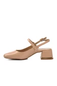 Aspor Nude Nut Rugan Kadın Topuklu Ayakkabı - 2