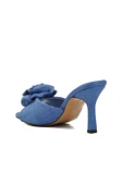 Aspor Mavi Kadın Topuklu Terlik - 4