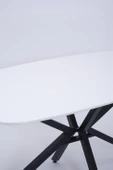 Çapraz Beyaz High Gloss Yemek Masası 90*160 cm - 3