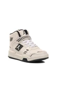 Aspor Beyaz Çocuk Uzun boğazlı Hi Sneaker Spor Ayakkabı - 3