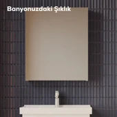 Creavit D20 Aynalı Dolap Beyaz  - 2
