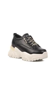 Guja Siyah Kadın Spor Ayakkabı Sneaker - 4