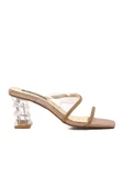 Venüs Bej Kadın Topuklu Terlik - 1