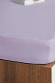 Upstyle Pes Lastikli Çarşaf Seti Tek Kişilik Funny DüzBoya Lila-Lila thumbnail 3