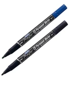 Mas Master Cd Permanent Marker Çift Uç Siyah ve Mavi 2Li Set 6414 - 1