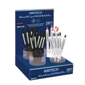 WRITECH W-994 0,5MM BASMALI ROLLER KALEM - 85'Lİ STAND - 1