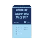 WRITECH W-0154A2 0,5MM CYBER SPACE MAVİ GÖVDE MAVİ JEL KALEM - 12'Lİ KUTU - 2