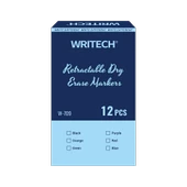 WRITECH W-709 BASMALI TAHTA KALEM REFILL KIRMIZI - 12'Lİ KUTU - 2