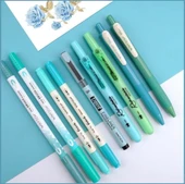 WRITECH W-JK03-1 NOON KALEM SETİ (MAVİ-YEŞİL) - 9'LU SET thumbnail 2