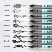 WRITECH W-704 LIQUID FINELINER 0,1MM KALEM - 12'Lİ KUTU - 1
